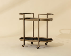 Bartlett Bar Cart - perfect storage for drinks and glassware | Image 1 | InSTYLE Home & Rugs