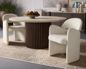 Snowden Dining Armchair - elegant seating for dining areas | Image 3 | InSTYLE Home & Rugs
