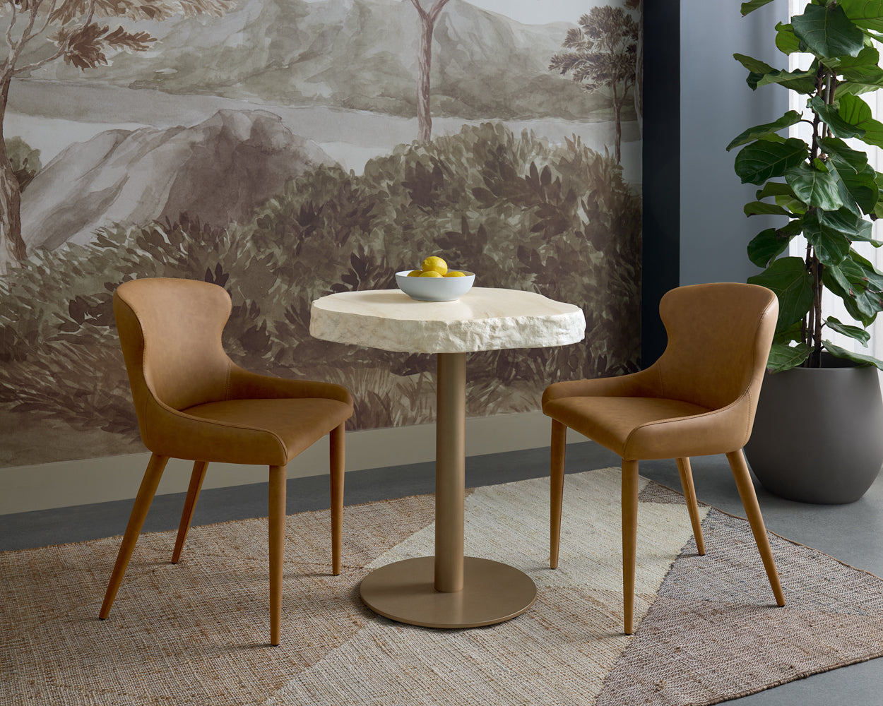 Delmont Bistro Table - perfect for family meals | Image 2 | InSTYLE Home & Rugs