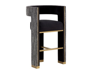 Adamina Barstool - trendy stools for bars and kitchens | Image 5 | InSTYLE Home & Rugs