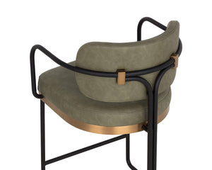 Jalen Counter Stool - ergonomic design for comfort | Image 9 | InSTYLE Home & Rugs