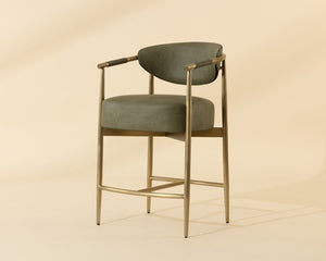 Heloise Counter Stool - ergonomic design for comfort | Image 3 | InSTYLE Home & Rugs