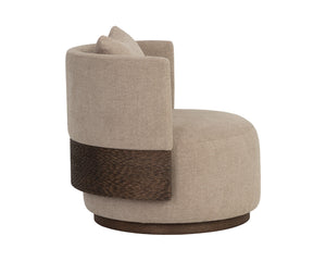 Bastille Swivel Lounge Chair - comfortable chairs for relaxation | Image 6 | InSTYLE Home & Rugs