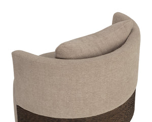 Bastille Swivel Lounge Chair - comfortable chairs for relaxation | Image 8 | InSTYLE Home & Rugs