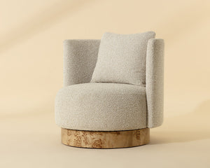Fortis Swivel Lounge Chair - perfect for casual unwinding | Image 1 | InSTYLE Home & Rugs