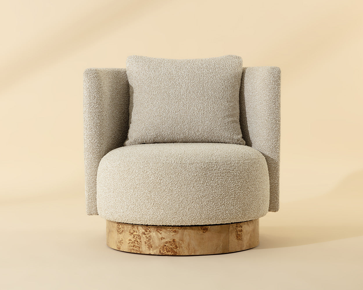 Fortis Swivel Lounge Chair - perfect for casual unwinding | Image 2 | InSTYLE Home & Rugs