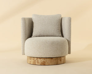 Fortis Swivel Lounge Chair - perfect for casual unwinding | Image 2 | InSTYLE Home & Rugs