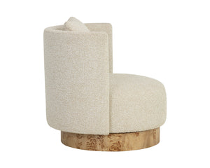 Fortis Swivel Lounge Chair - perfect for casual unwinding | Image 6 | InSTYLE Home & Rugs