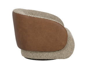 Camie Swivel Lounge Chair - comfortable chairs for relaxation | Image 7 | InSTYLE Home & Rugs