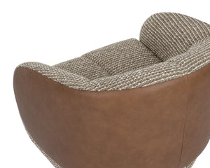 Camie Swivel Lounge Chair - comfortable chairs for relaxation | Image 9 | InSTYLE Home & Rugs