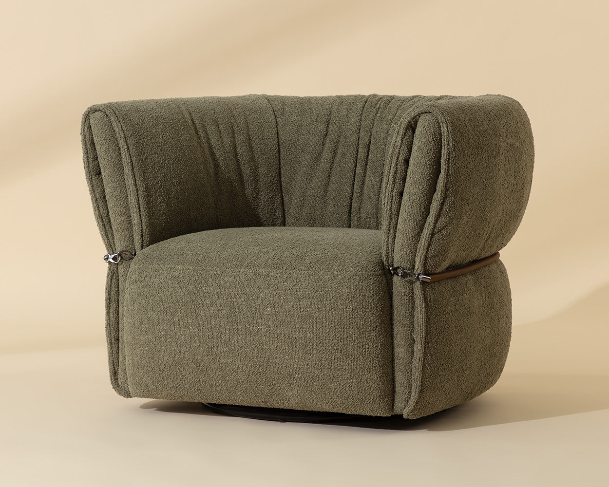 Davisville Swivel Armchair - stylish lounge chairs for any room | Image 1 | InSTYLE Home & Rugs