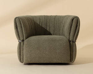 Davisville Swivel Armchair - stylish lounge chairs for any room | Image 2 | InSTYLE Home & Rugs