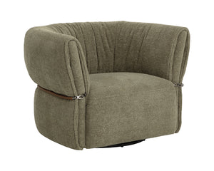 Davisville Swivel Armchair - stylish lounge chairs for any room | Image 4 | InSTYLE Home & Rugs