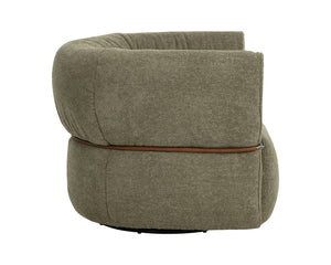 Davisville Swivel Armchair - stylish lounge chairs for any room | Image 6 | InSTYLE Home & Rugs