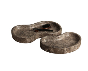Amoeba Trays (Set Of 2) - perfect for serving or as a decorative centerpiece | Image 36 | InSTYLE Home & Rugs
