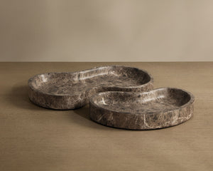 Amoeba Trays (Set Of 2) - perfect for serving or as a decorative centerpiece | Image 2 | InSTYLE Home & Rugs
