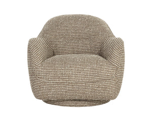 Tesoro Swivel Lounge Chair - perfect for casual unwinding | Image 5 | InSTYLE Home & Rugs