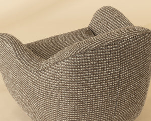 Tesoro Swivel Lounge Chair - perfect for casual unwinding | Image 3 | InSTYLE Home & Rugs