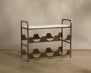 Rhone 5 Bottle Wine Rack - | Image 2 | InSTYLE Home & Rugs