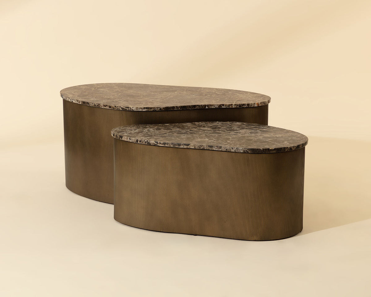 Aravalli Nesting Coffee Tables (Set Of 2) - stylish tables for living rooms | Image 2 | InSTYLE Home & Rugs