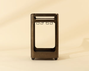 Alarion Bar Cart - perfect storage for drinks and glassware | Image 3 | InSTYLE Home & Rugs