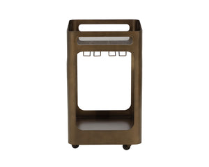 Alarion Bar Cart - perfect storage for drinks and glassware | Image 8 | InSTYLE Home & Rugs