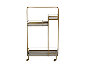 Piet Bar Cart - perfect storage for drinks and glassware | Image 8 | InSTYLE Home & Rugs