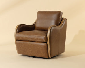 Arnaud Swivel Lounge Chair - comfortable chairs for relaxation | Image 1 | InSTYLE Home & Rugs