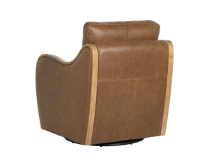 Arnaud Swivel Lounge Chair - comfortable chairs for relaxation | Image 9 | InSTYLE Home & Rugs