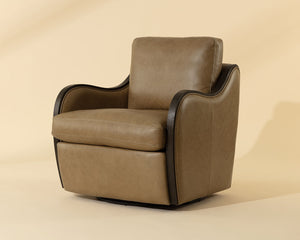 Arnaud Swivel Lounge Chair - comfortable chairs for relaxation | Image 11 | InSTYLE Home & Rugs