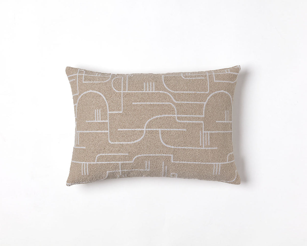 Malla Lumbar Pillow - soft pillow perfect for lounging and relaxation | Image 1 | InSTYLE Home & Rugs