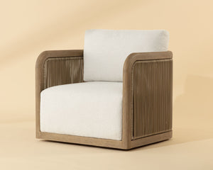 Montauk Swivel Armchair - comfortable chairs for relaxation | Image 1 | InSTYLE Home & Rugs