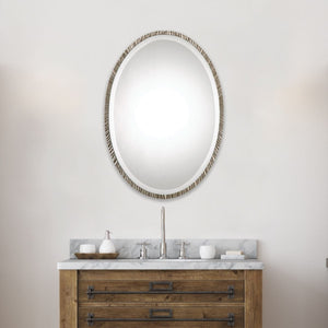 Annadel Oval Mirror - full-length mirror for creating the illusion of space and light | Image 1 | InSTYLE Home & Rugs