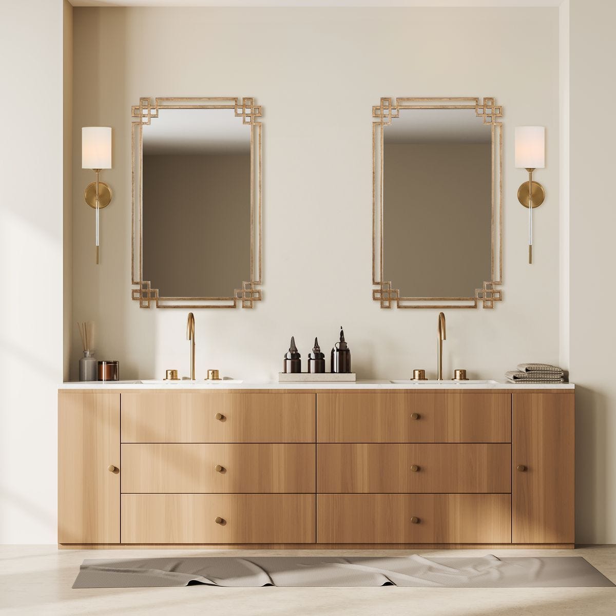 Devoll Mirror - full-length mirror for creating the illusion of space and light | Image 1 | InSTYLE Home & Rugs