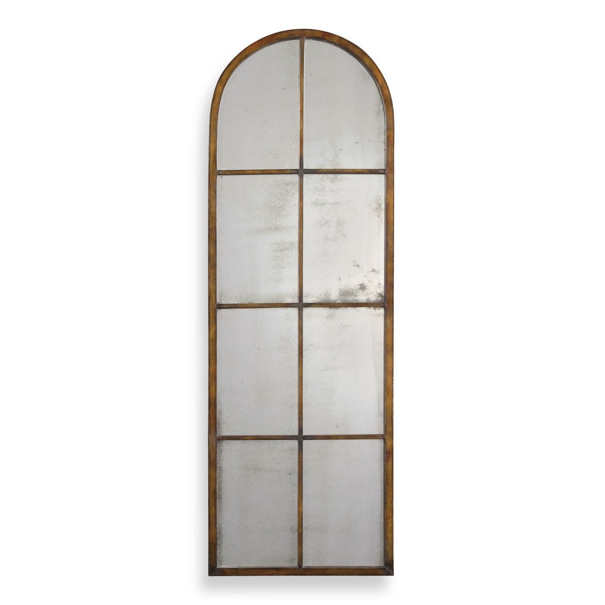 Amiel Arch Mirror, Bronze - modern mirror with sleek design for contemporary interiors | Image 2 | InSTYLE Home & Rugs