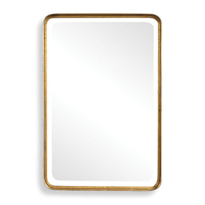 Crofton Vanity Mirror, Gold - full-length mirror for creating the illusion of space and light | Image 2 | InSTYLE Home & Rugs