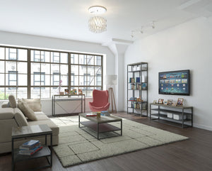 Metro Havana Tall Bookcase - wooden bookcases with multiple shelves for ample storage | Image 2 | InSTYLE Home & Rugs