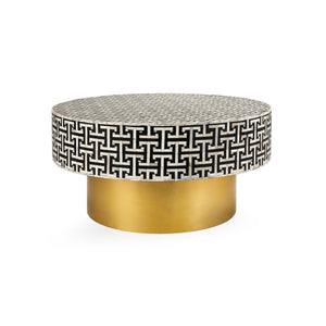 Augustine Bone Inlay Coffee Table - perfect for holding drinks, decor, or lamps | Image 2 | InSTYLE Home & Rugs