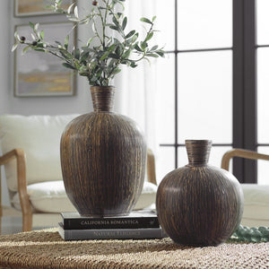 Islander Vases, Black, S/2 - decor accents and accessories for every room | Image 3 | InSTYLE Home & Rugs