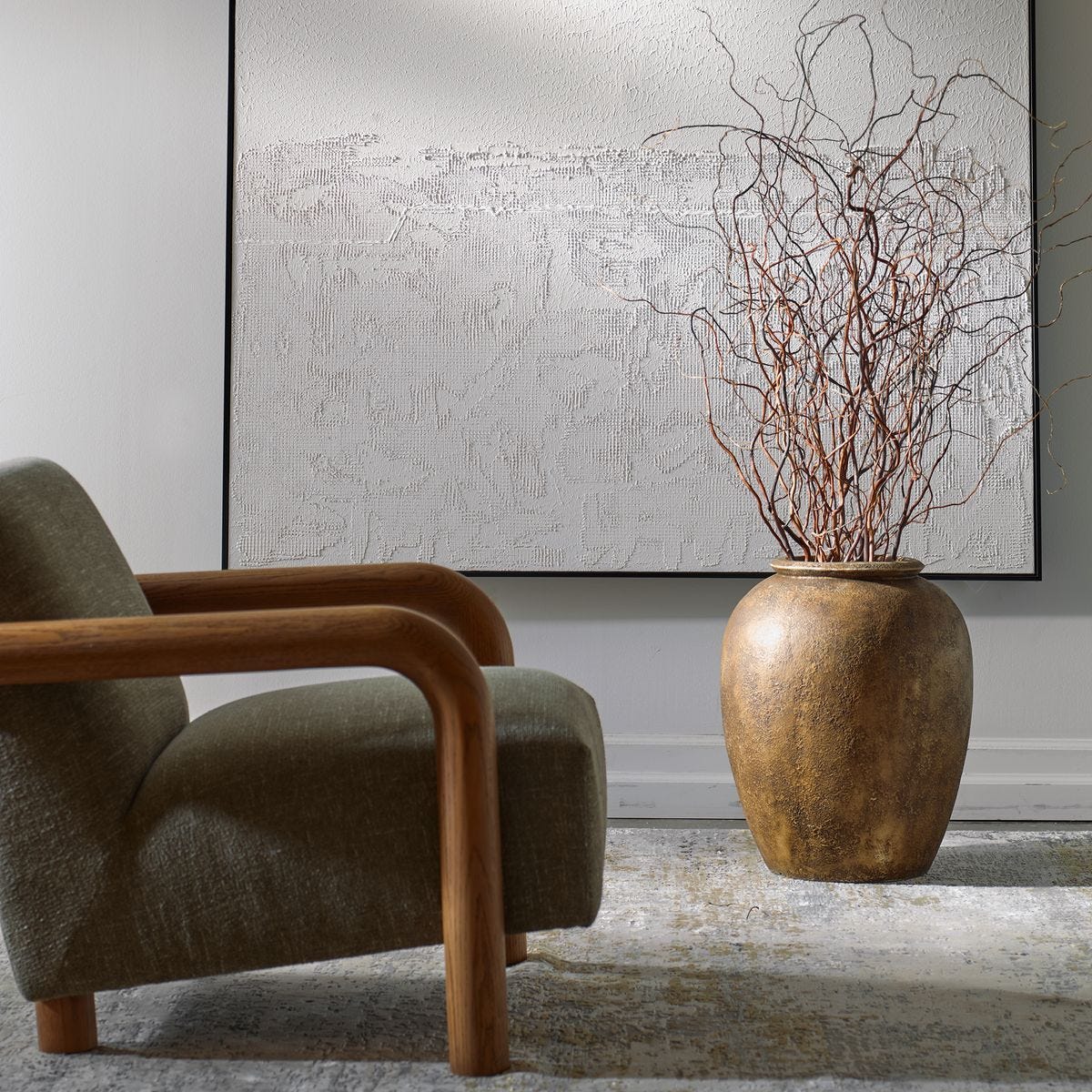 Rustic Earth Planter - stylish plant pot for home or office decor | Image 1 | InSTYLE Home & Rugs