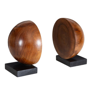 Teak and Noir Bookends, S/2 - decor accents and accessories for every room | Image 5 | InSTYLE Home & Rugs