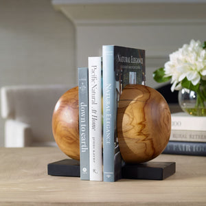 Teak and Noir Bookends, S/2 - decor accents and accessories for every room | Image 1 | InSTYLE Home & Rugs