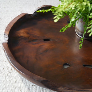 Nature's Edge Indoor-Outdoor Bowl - modern decorative bowl for displaying fruit or decorative items | Image 5 | InSTYLE Home & Rugs