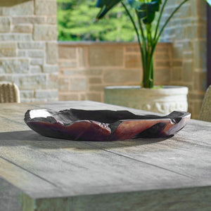 Nature's Edge Indoor-Outdoor Bowl - modern decorative bowl for displaying fruit or decorative items | Image 4 | InSTYLE Home & Rugs