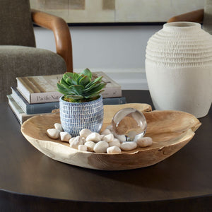 Organic Embrace Indoor-Outdoor Bowl - elegant decorative bowl for a unique centerpiece in any room | Image 4 | InSTYLE Home & Rugs