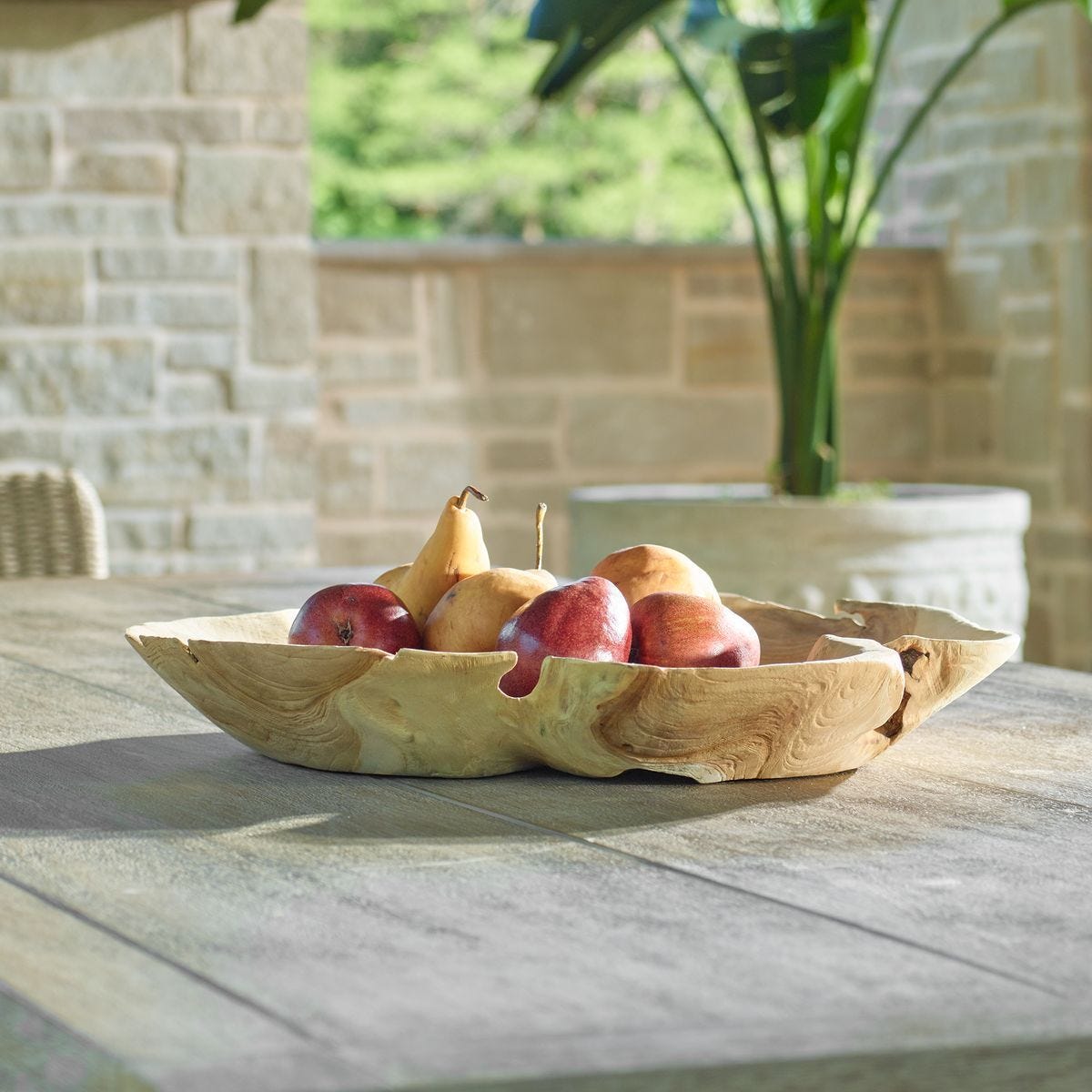 Organic Embrace Indoor-Outdoor Bowl - elegant decorative bowl for a unique centerpiece in any room | Image 1 | InSTYLE Home & Rugs
