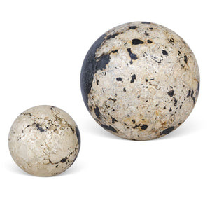 Nouveau Indoor-Outdoor Spheres, S/2 - stylish home accessories to complete your decor | Image 2 | InSTYLE Home & Rugs