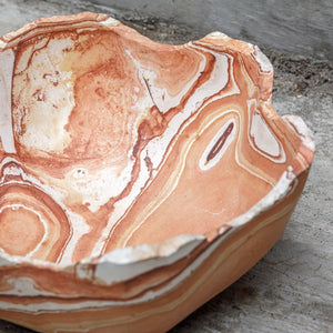Sahara Bloom Indoor-Outdoor Bowl - elegant decorative bowl for a unique centerpiece in any room | Image 5 | InSTYLE Home & Rugs