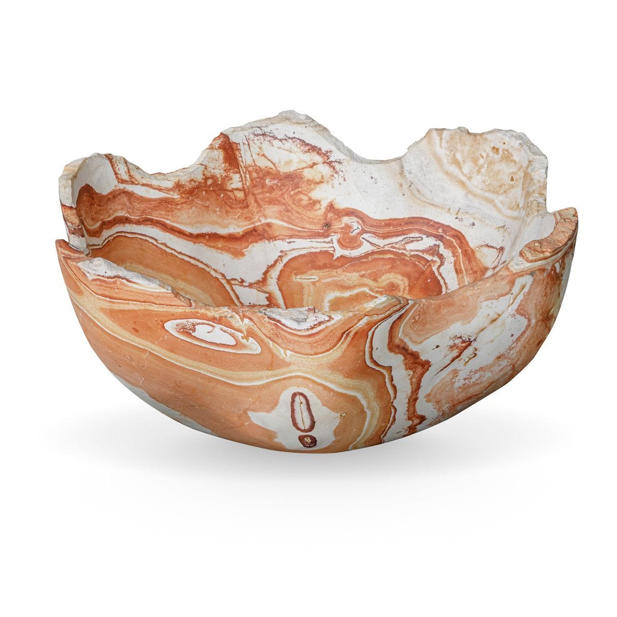 Sahara Bloom Indoor-Outdoor Bowl - elegant decorative bowl for a unique centerpiece in any room | Image 2 | InSTYLE Home & Rugs