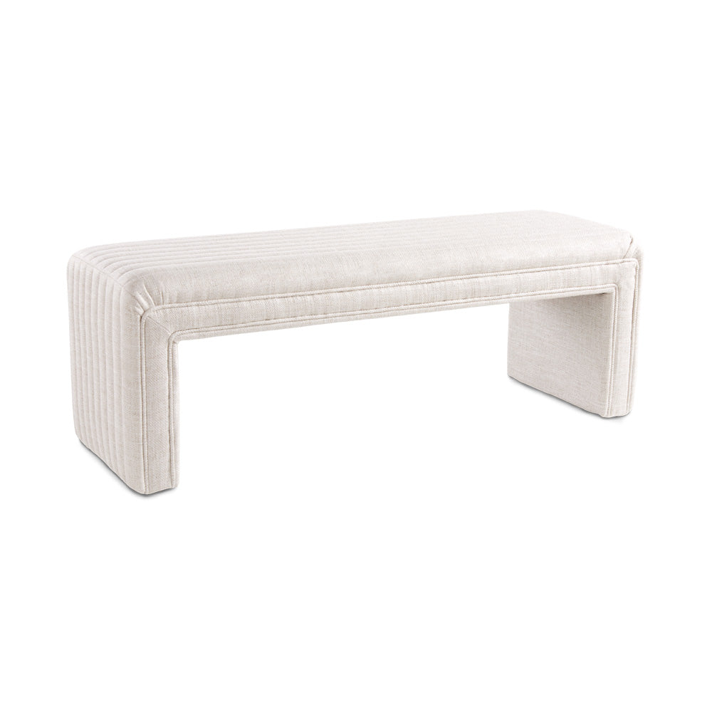 MADE IN CANADA BIG U BENCH GY-BEN-8715 Majestic fabric - durable bench with modern style | Image 2 | InSTYLE Home & Rugs
